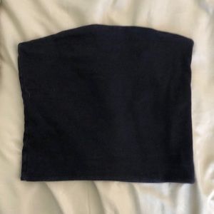Soft black tube top